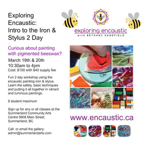 March class at the Summerland Community Arts Council