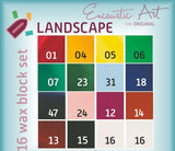 Encaustic Art Wax Paint: Landscape Set